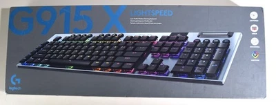 Logitech G915 X Lightspeed Wireless Gaming Black Keyboard NO USB BLUETOOTH ONLY - Image 1 of 4