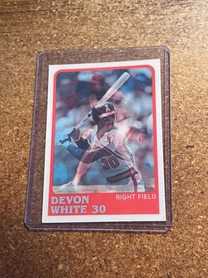1988 Sportflics Baseball # 99 Devon White - Image 1 of 4