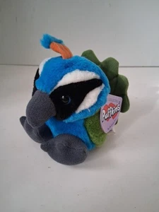 Rare Vintage Puffkins 2000 Swibco Petey the Peacock Style 6738 New With Tags - Picture 1 of 5