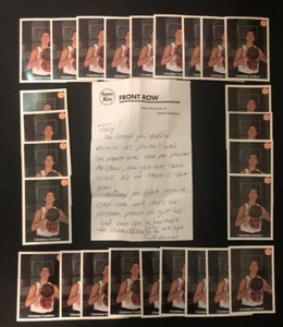 1992 Front Row CHRISTIAN LAETTNER Promo Lot 26 Cards + Letter Duke Blue Devils - Picture 1 of 7