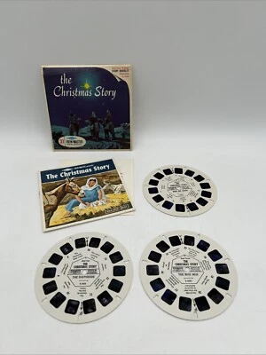 View-Master THE CHRISTMAS STORY - B383 - 3 Reel Set + Booklet Complete - Image 1 of 4