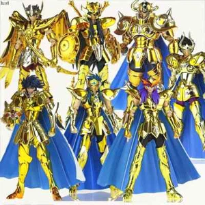 TOP Collection Figurines 12 CHEVALIERS D'OR signes Zodiaque MANGA SAINT SEIYA - Imagen 1 de 13