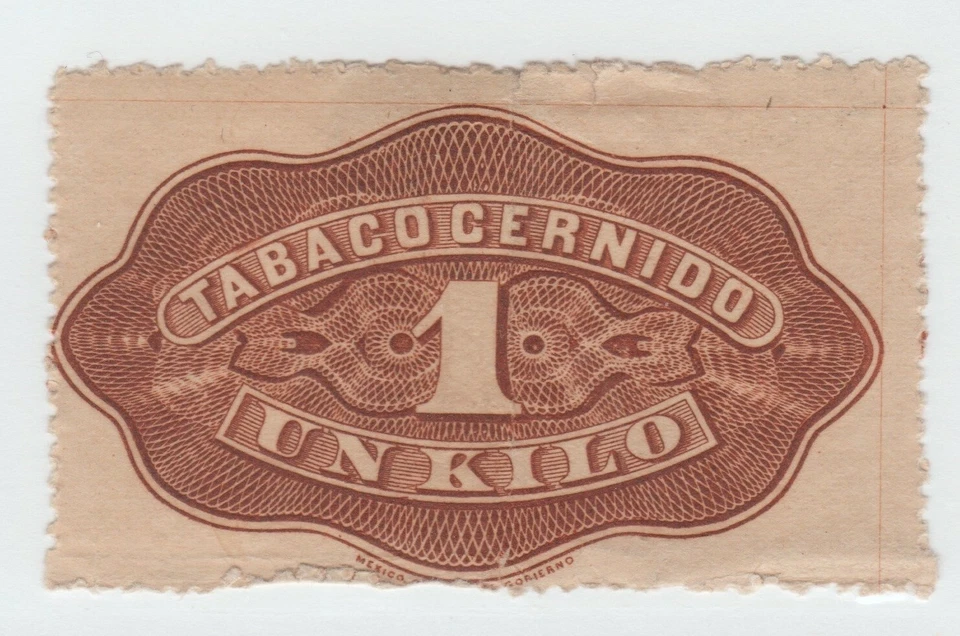 Sello fiscal de ingresos de México 1-26-22- escaso Foto 1 de 1