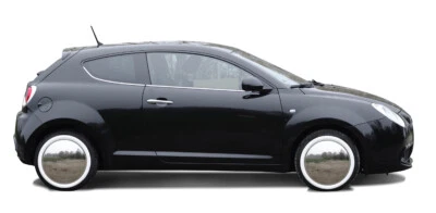 4x Moon Caps + Weißwandringe zugelassen 16 Zoll  Felge Radzierblende Radkappen - Bild 1 von 4