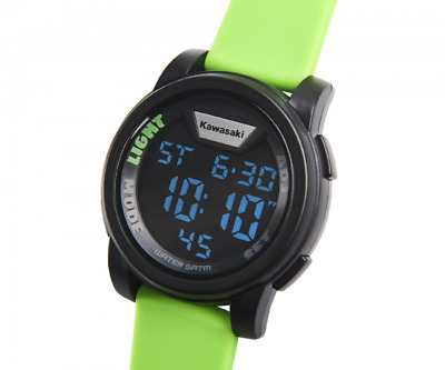 Kawasaki Silicone Bracelet-Montre Vert Horloge Watch Neuf • 45.33€