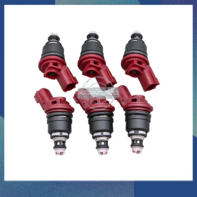 Juego (6) Inyectores de Combustible Para Nissan Máxima 1992-1999 3.0L V6 16600-96E01 Foto 1 de 4