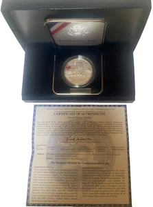 2002-W US Military Academy Bicentennial Commemorative Proof Silver Coin - Picture 1 of 9