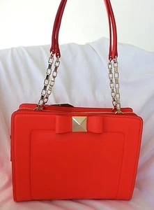 Kate Spade New York Leather Bow Terrace Monroe Bag in Maraschino-NWT: SRP:$398 - Picture 1 of 7