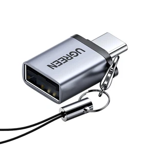 Ugreen US270 Adaptateur USB-C (mâle) / USB-A 3.0 (femelle) avec lanière - Gris - Photo 1/8