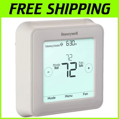 Smart Response Programmable Thermostat with Backlit Display - Easy Installation - Image 1 of 4