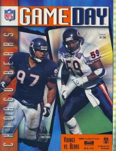 1995 Game Day Minnesota Vikings vs. Chicago Bears, Chris Zorich & Joe Cain - Picture 1 of 1