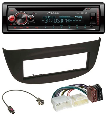 Pioneer MP3 DAB CD Bluetooth USB Autoradio für Renault Twingo ab 2012 schwarz - Bild 1 von 4