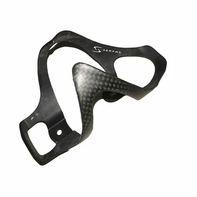 Serfas Onda Carbon Weave Water Bottle Cage Holder Black Racing Lightweight Aero Foto 1 de 4