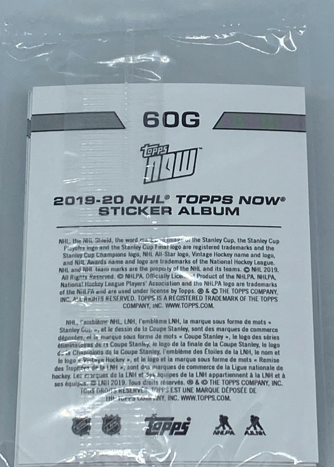 2019-20 Topps Now NHL Kirby Dach #60G Gold Sticker RC Rookie STILL SEALED PACK - Image 1 of 1