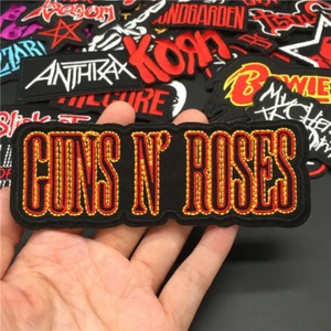 Random Lot of 50 Rock Band Patches Iron on Music Punk Roll Heavy Metal Sew - Picture 1 of 8