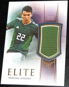 2021 Futera Unique Hirving Lozano ELITE Game Memorabilia Patch Sapphire # 08/10 - Picture 1 of 2