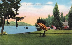 Postal de Hood Canal Near Olympia Washington - Imagen 1 de 2