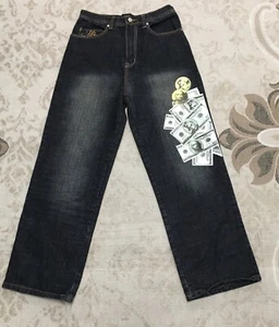 Makaveli Branded Jeans Youth Size 18 Waist 28 Length 28 Rare! - Picture 1 of 8