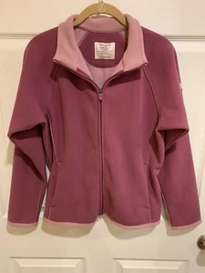 Life Is Good Women’s Zippered Jacket Size Small S Pockets Rose Pink Exc Cond - Picture 1 of 12