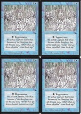 MTG: DROWNED The Dark COMMON; played, Excellent condition x4