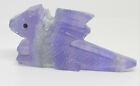 HEALING DRAGON HandCarved Crystal Fluorite Mineral Raw Stone