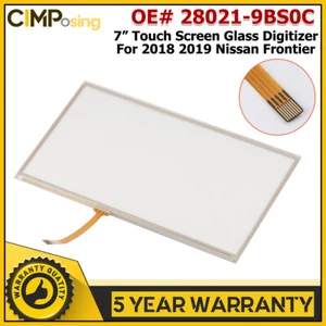 7" Touch Screen Glass Digitizer Radio for Nissan Frontier 2018-2019 28021-9BS0C - Foto 1 di 12