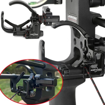 Archery Arrow Rest Compound Bow Aluminum Alloy Adjustable Right Hunting - Image 1 of 4