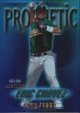 1999 (ATHLETICS) Fleer Mystique Prophetic #1 Eric Chavez /1999
