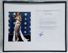 Toni Braxton Signed Framed 16X20 Typed Letter And Photo Display