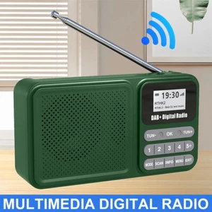 Portable DAB+ Digital Radio Bluetooth-Compatible Solar/Rechargable FM Radio - Bild 1 von 12