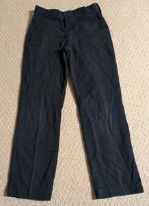 Dickies Boys Size 8 Blue Cotton Blend Pants 24 - Picture 1 of 7