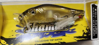 NUEVO Molix Shaman 3 1/4" 7/16oz The Verde / SHA-49 Popper Topwater AYU Foto 1 de 4
