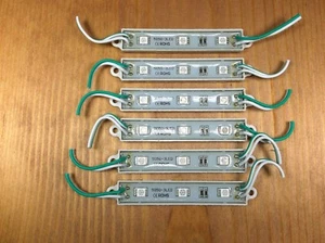 6 luces LED verdes impermeables de 6 BBT 12 VDC - Imagen 1 de 3