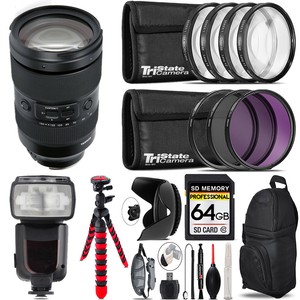 Tamron 35-150mm f/2-2.8 III VXD Lens for Sony +7 Piece Filter & More - 64GB Kit