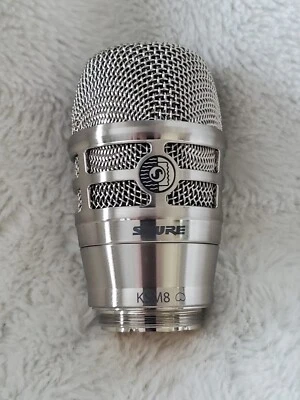 NEW Shure KSM8 Dualdyne Cardioid Dynamic Wireless Microphone Capsule Nickel - Image 1 of 4
