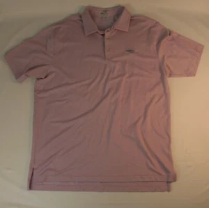 Polo de golf Peter Millar rosa manga corta para hombre talla XL - Imagen 1 de 5