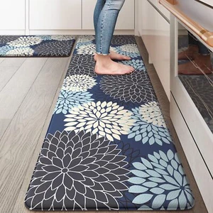 Anti Fatigue Kitchen Mats,Non Slip Farmhouse Kitchen Rugs Sets 2 Piece,Waterp... - Picture 1 of 9