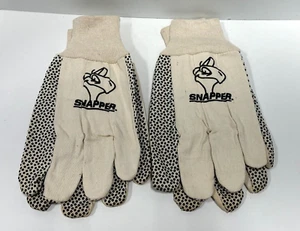 Vintage Werbung Schnapper Mäher Schildkröte Arbeitshandschuhe 2er Set Sammlerstück - Bild 1 von 8