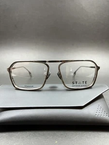 Gafas State Cortez C3 Gris Cuerno Grafito Talla 55-16-145 Titanio - Imagen 1 de 11
