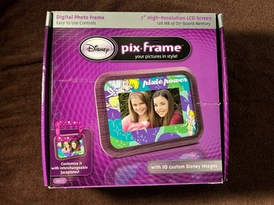 Disney Hannah Montana/ Tinkerbell 7" LCD Pix Frame - Image 1 of 4