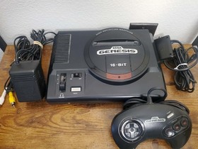 Sega Genesis High Definition Graphics Console w/ AV & RF cables and Controllers.