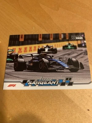 2024 Topps Paddock Pass Formula 1 - Chrome - #50 Logan Sargeant - Image 1 of 2