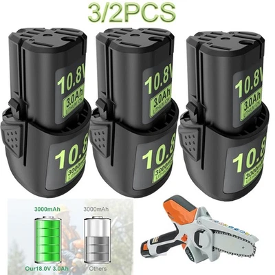 DREAMDASH 3/2PCS 10.8V 3AH Lithium-Ion Battery For STIHL AS2 GTA26/HSA26/SEA20 Battery UK