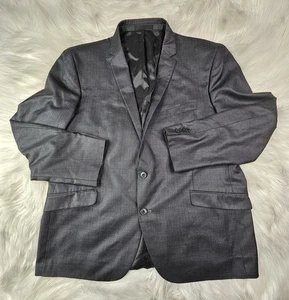 Kenneth Cole Unlisted Sport Mantel Herren Größe 48R dunkelgrau Polyester - Bild 1 von 7