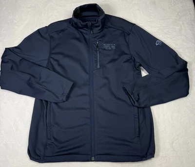 Jaqueta de lã elástica Mountain Hardwear Arlando masculina azul média - Imagem 1 de 4