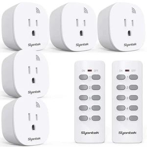 Remote Control Outlet Wireless Light Switch Household Appliances Expandable Remo - Picture 1 of 9