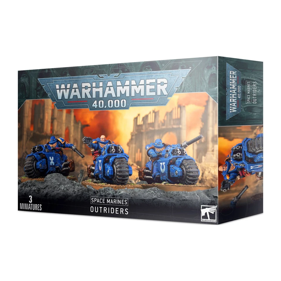 Games Workshop Warhammer 40k Primaris Space Marines Outriders Bike Squad