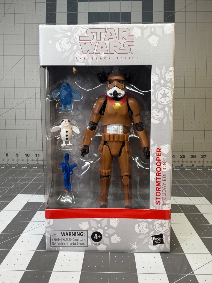 Boneco de ação Star Wars Black Series Stormtrooper edição de férias NOVO E LACRADO!! - Imagem 1 de 4