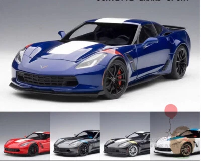 AUTOart 1/18 Chevrolet Corvette GRAND SPORT Resin Diecast Model Car Gifts Blue - Image 1 of 4