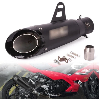51mm Slip-on Motorcycle Exhaust Rear End Muffler Tail Pipe For Kawasaki Ninja - Image 1 of 4